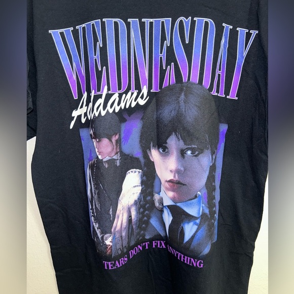 NWOT Wednesday Addams Tshirt - Picture 2 of 4